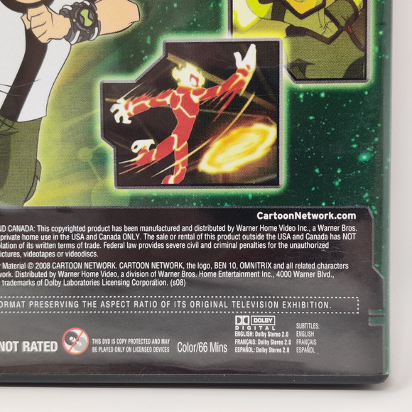 Ben 10: Secret of the Omnitrix (DVD 2008) Cartoon Network Kids Action Adventure - Picture 9 of 13